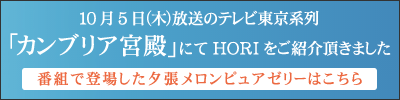 番組で登場した夕張メロンピュアゼリーはこちら